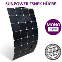 Lexron SunPower 130Wp Esnek Monokristal Güneş Paneli