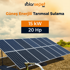 15 kW - 20 hp Solar Sulama
