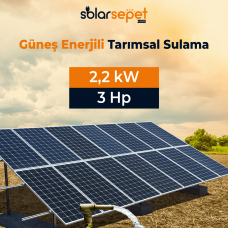 2,2 kW - 3 hp Solar Sulama