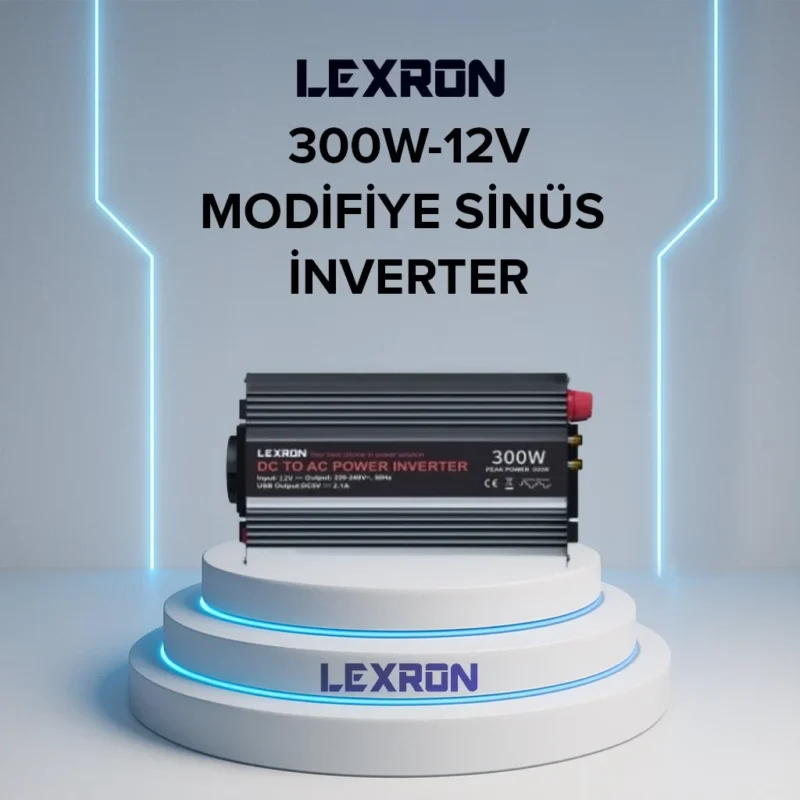 Lexron 300W-12V Modifiye Sinüs İnverter